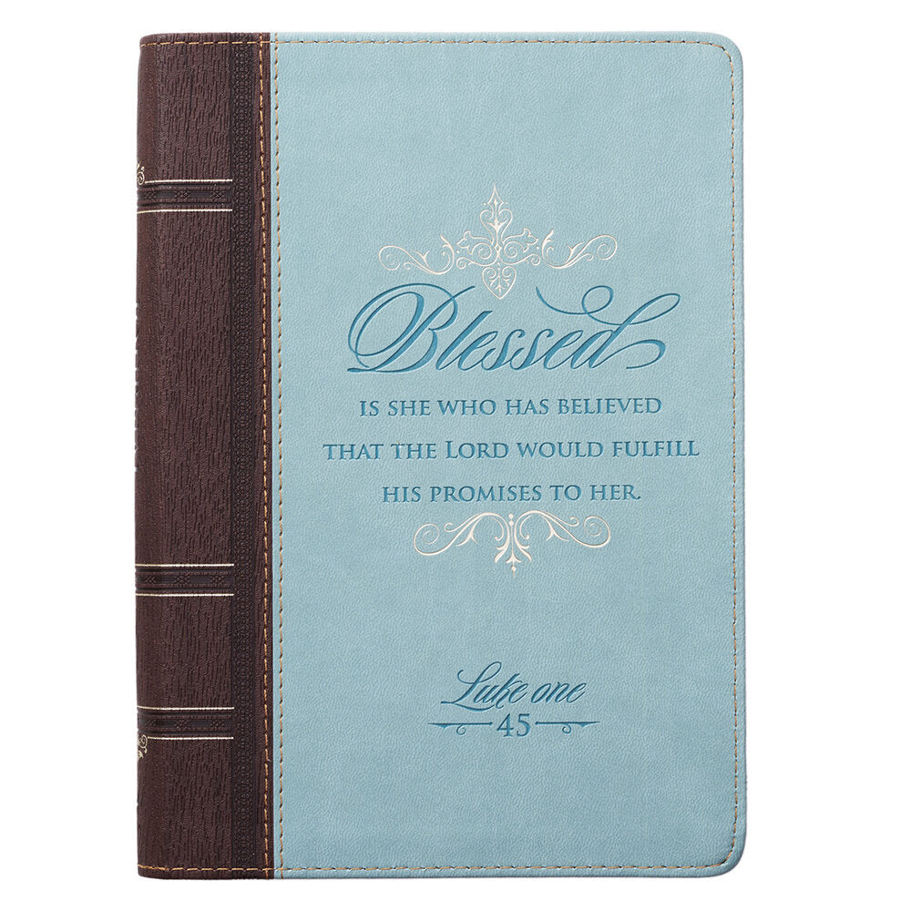 Blessed Zippered Classic LuxLeather Journal