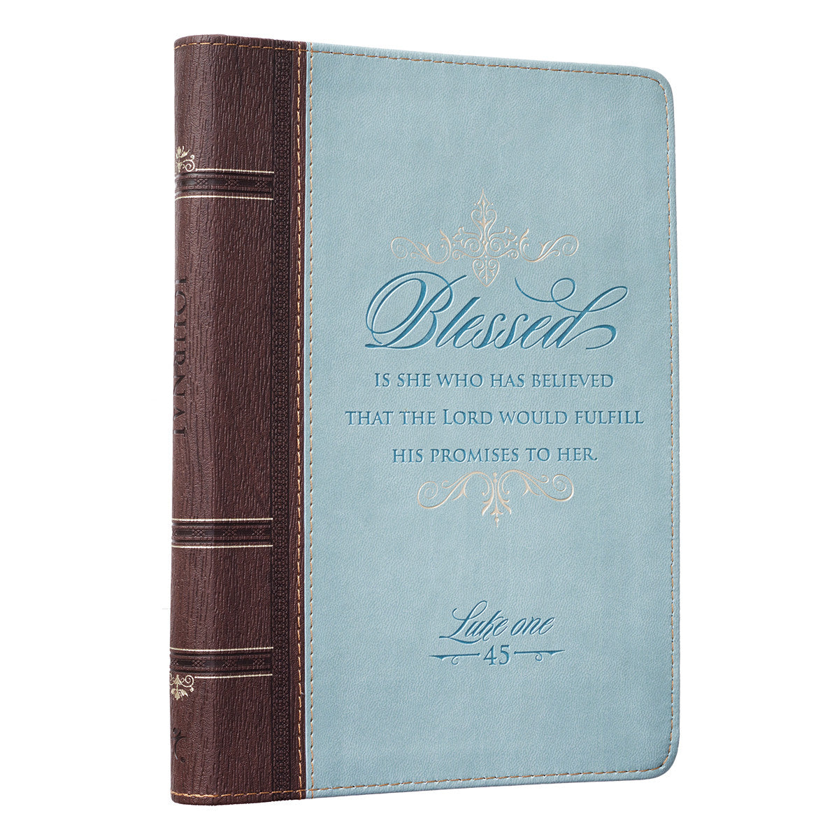 Blessed Zippered Classic LuxLeather Journal