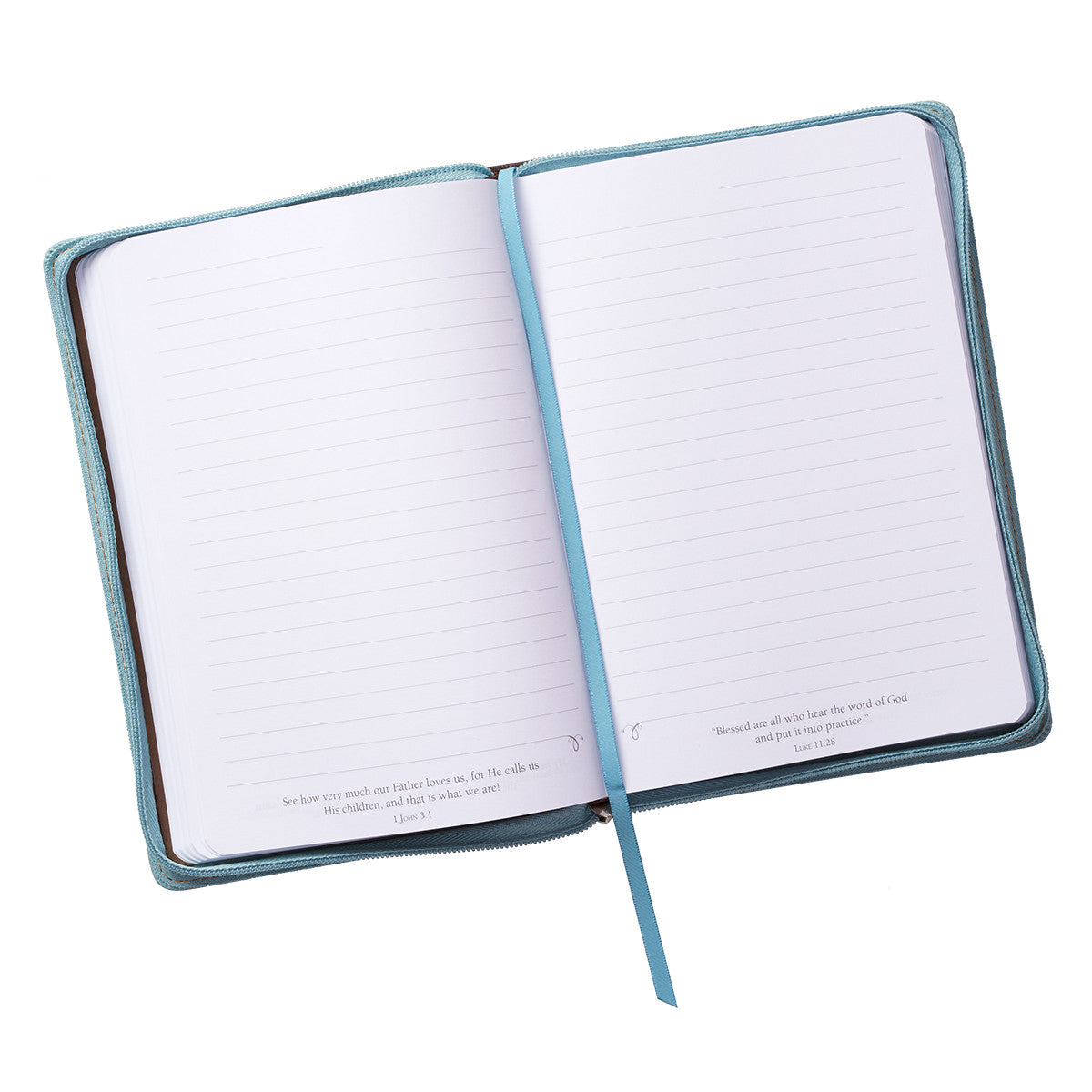 Blessed Zippered Classic LuxLeather Journal