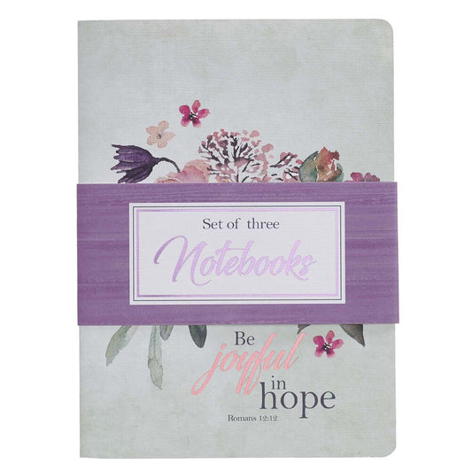 Be Joyful in Hope Large Notebook Set