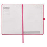 Pink Faux Leather Baxter Undated Planner